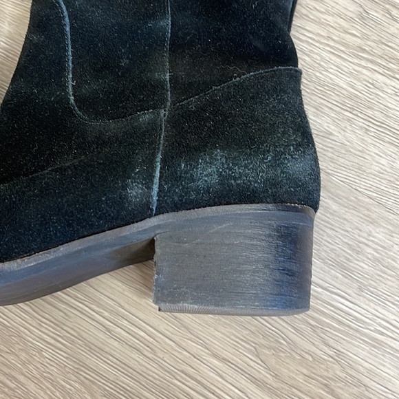 Steve Madden Black Suede Tyga Boots - Picture 4 of 14